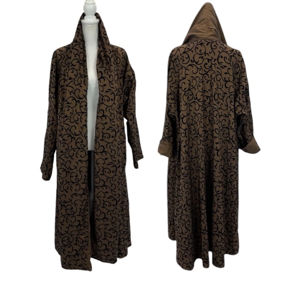 Mycra Pac Long Coat Bronze Scroll Medium - Picture 1 of 16